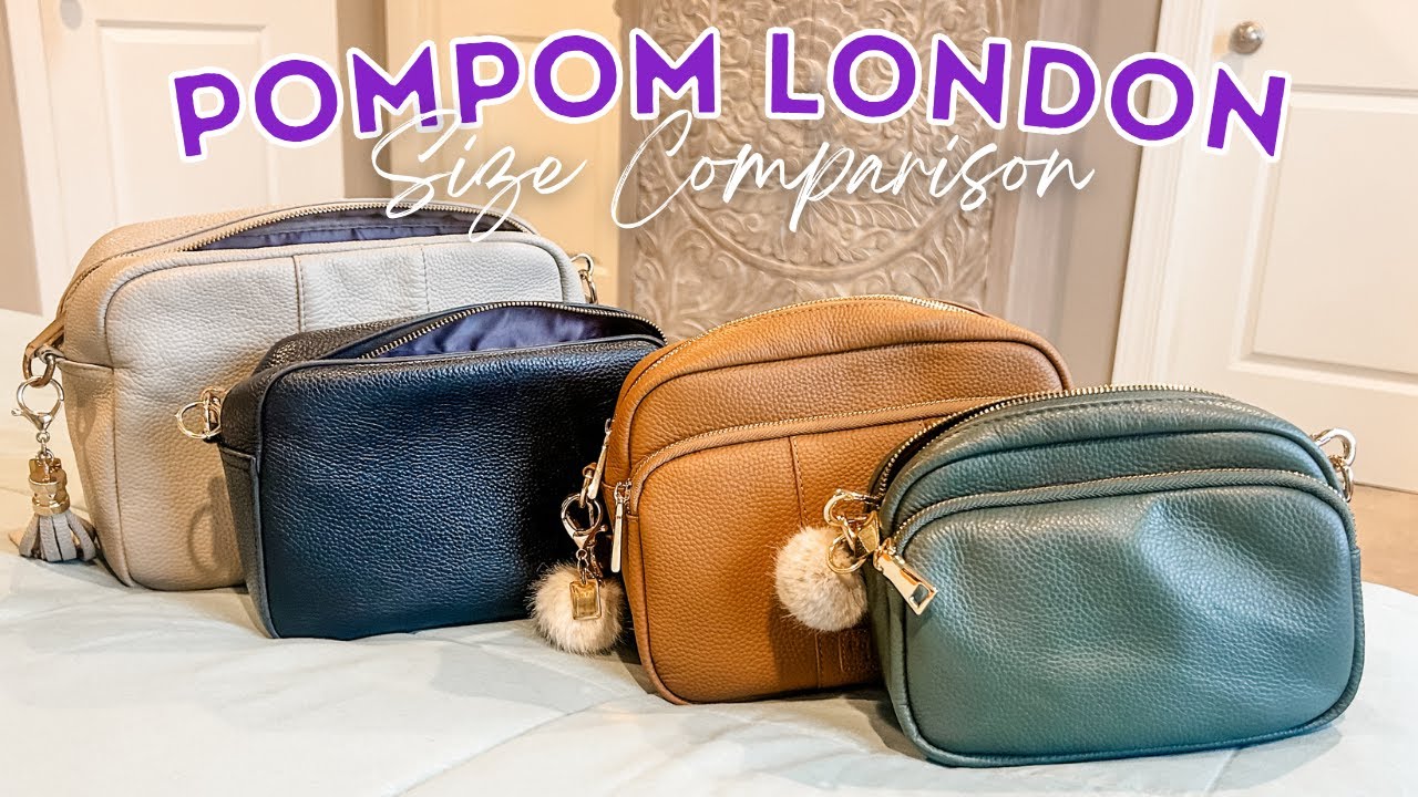 Pom Pom London 4 Styles Size Comparison | Mayfair Plus, City Plus, Regular City, & Mayfair