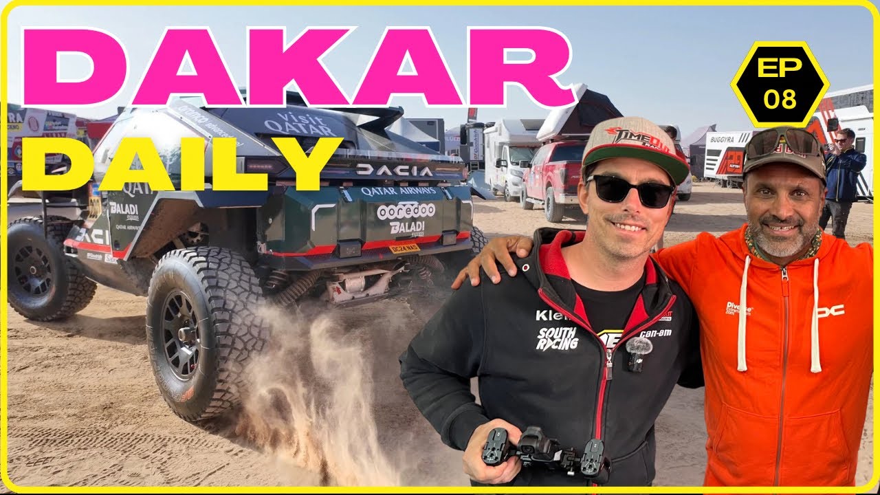 Hautnah bei der Dakar 2025: Nasser Al-Attiyah und sein beeindruckender  Dacia Sandrider