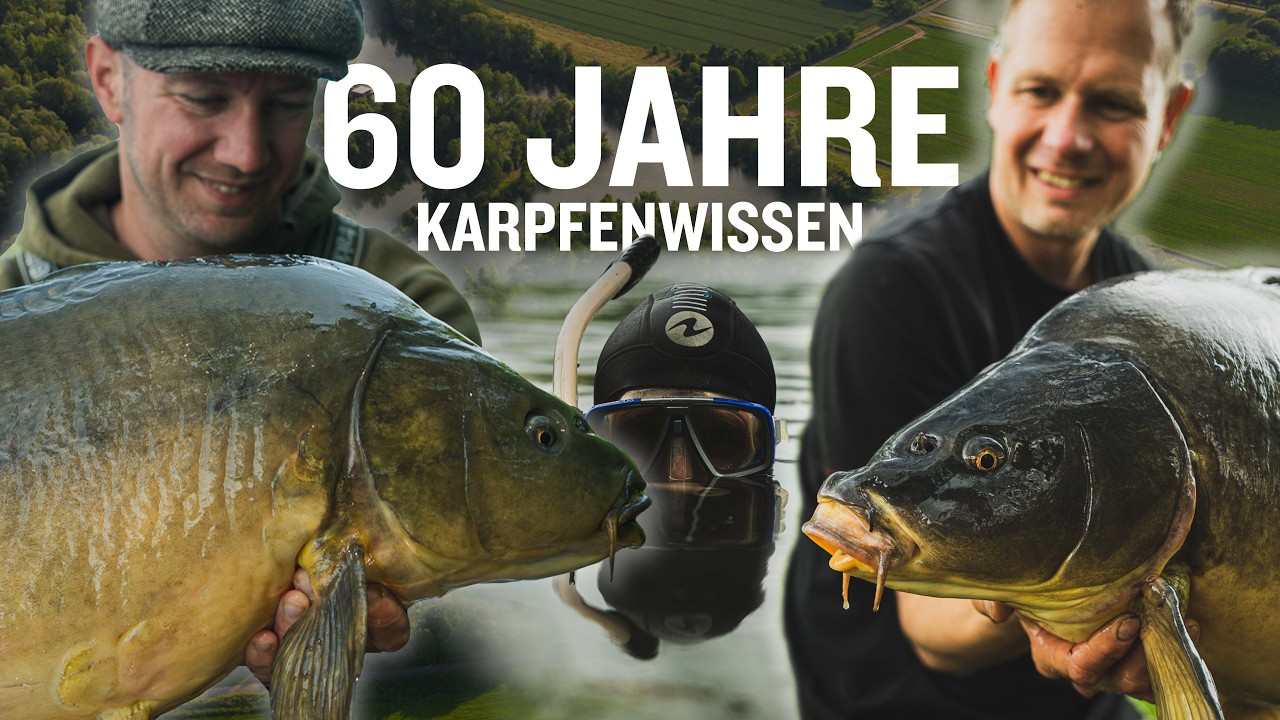 60 JAHRE KARPFENWISSEN: Klaus und Mühli am Osterfeldsee | Rigs | Spots | Taktik | Karpfenangeln