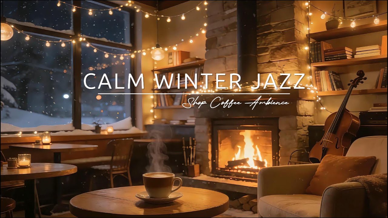 Calm Winter Jazz ❄️ Cozy & Relaxing Jazz Music for Winter, Focus, and Peace