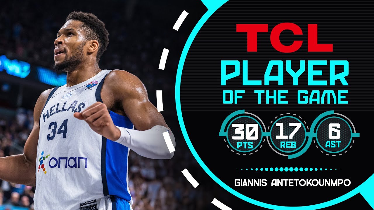 Giannis Antetokounmpo (30 PTS, 17 REB) takes charge as GRE 🇬🇷 beat FIN for #EuroBasket 2025 bronze 🥉