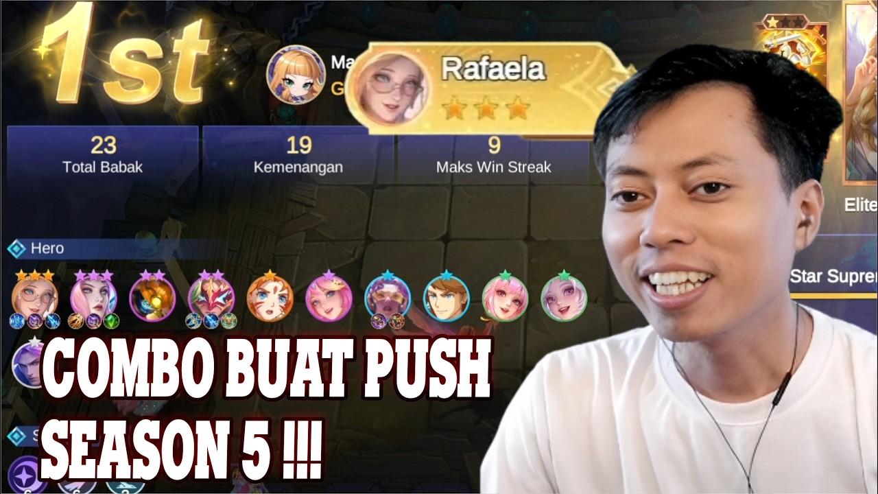COMBO PALING ENAK BUAT PUSH RANK SEASON 5 !! PASTI BISA WINSTREAK !! COMBO TERKUAT MAGIC CHESS GOGO