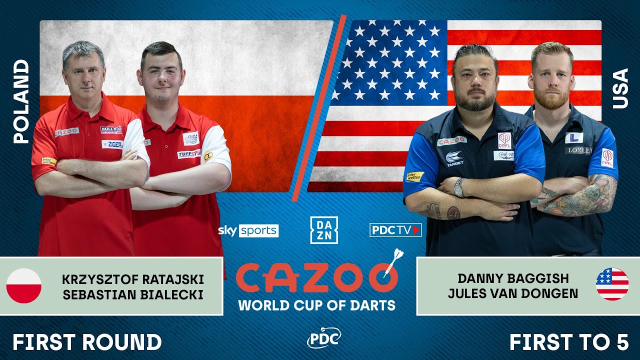PDC World Cup of Darts 2022 06 17 - Poland vs USA - HUN