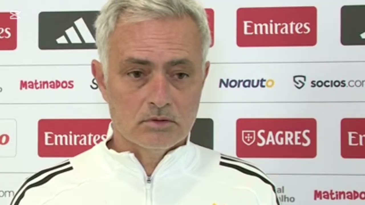 Tondela vs Benfica: antevisão de José Mourinho à Btv.