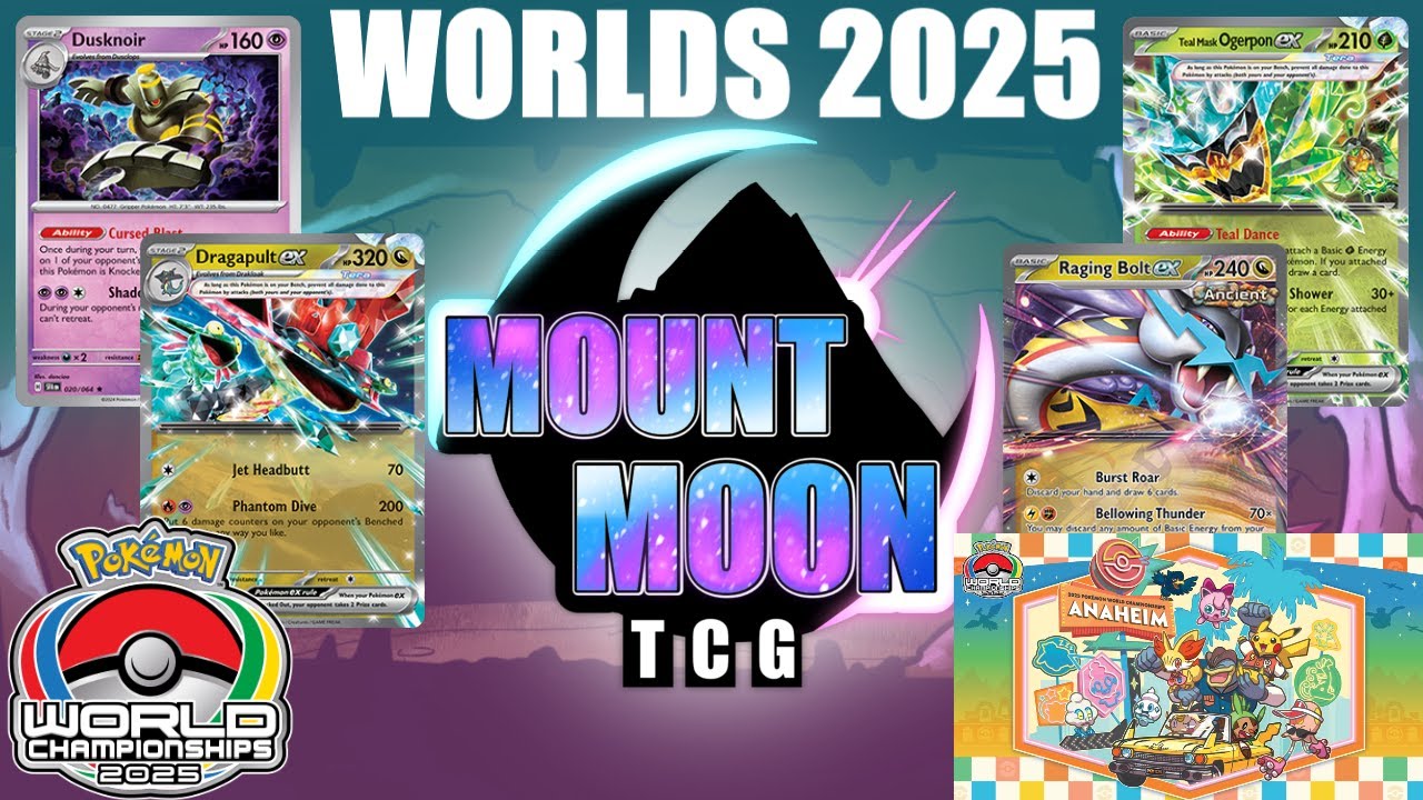 2025 Pokemon World Championships - Dragapult / Dusknoir VS Raging Bolt - COMMENTATED