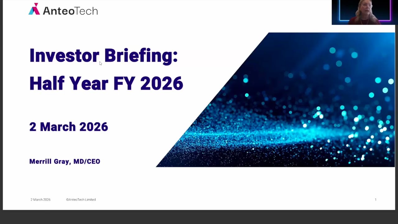 Half Year Results and Operational Update Webinar Replay