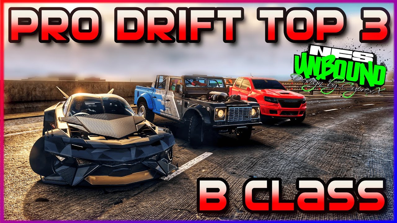 Топ-3 лучших машин для профессионального дрифта в B-классе?!? - Need for Speed ​​Unbound