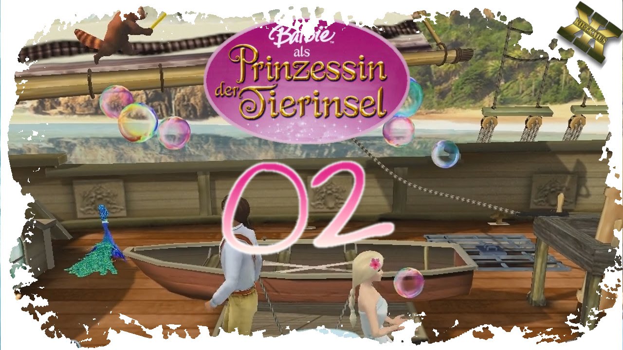 BARBIE ALS PRINZESSIN DER TIERINSEL #02 - Seifenblasenschubsen! ☯ Let's Play Barbie