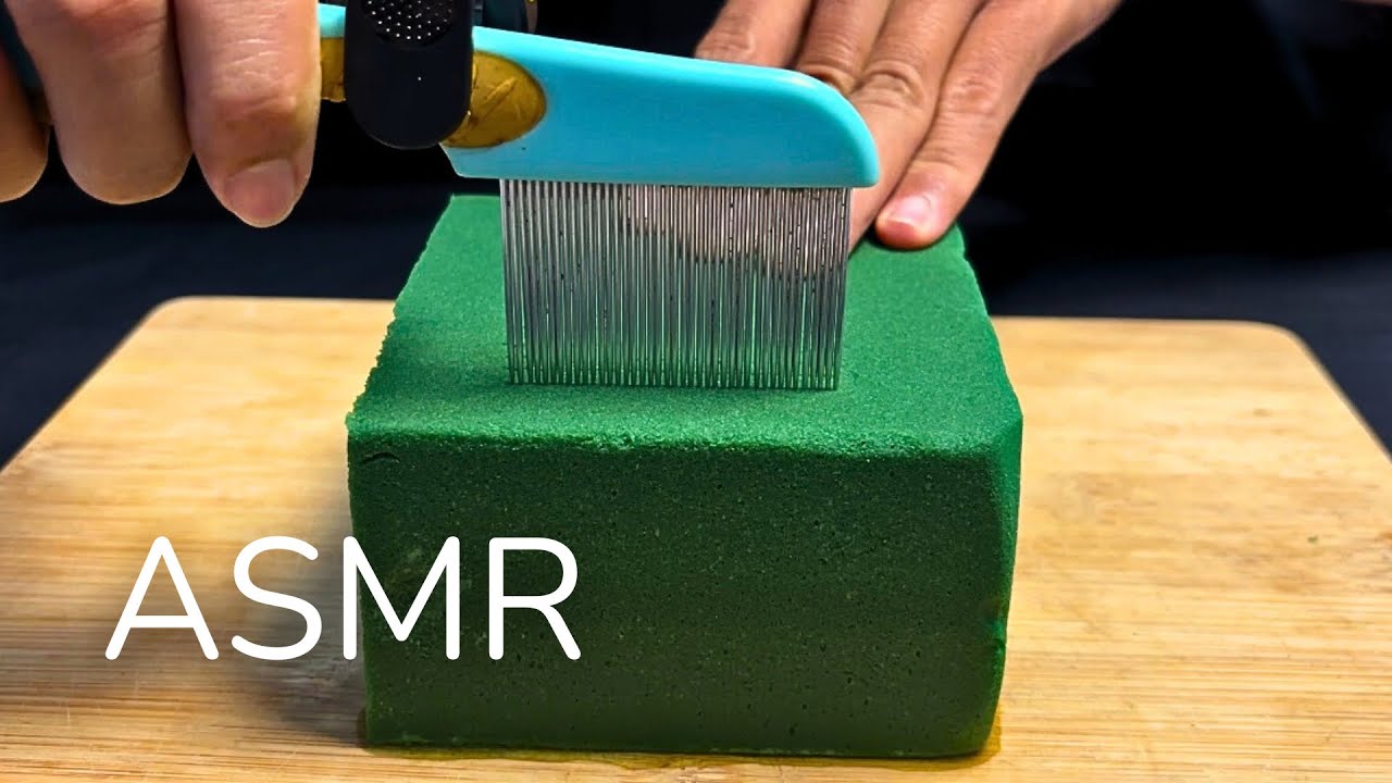 Relax & Chill with Floral Foam Slices | ASMR for Sleep 😴