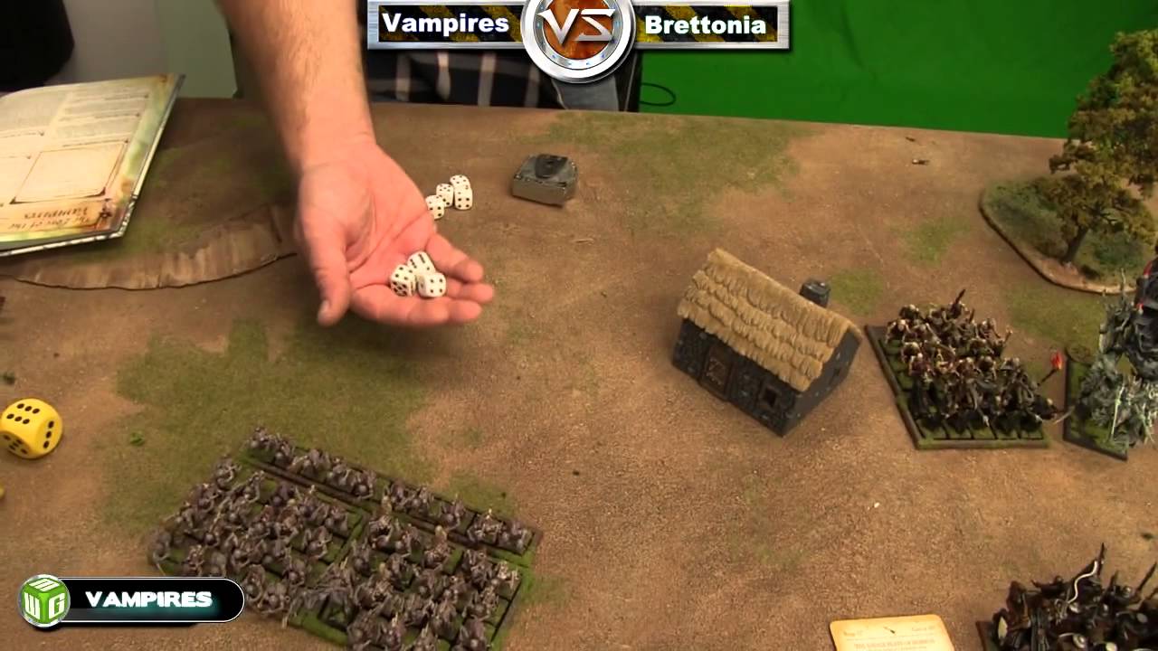 Отчет о битве Бретонии против Графов-вампиров в Warhammer Fantasy - Fantasy League, эпизод 17