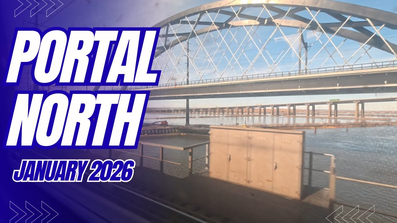 Jan 2026 Portal North Bridge Update | Northeast Corridor | Metroliner Cab Car