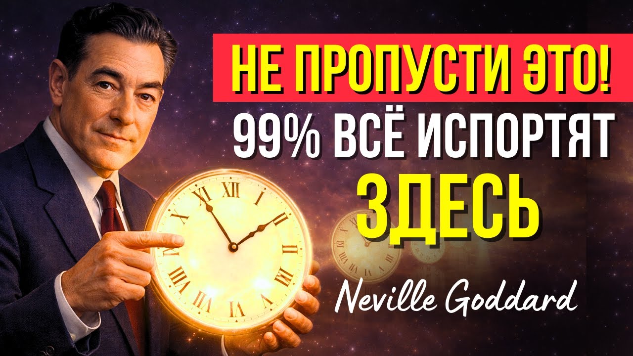 Невилл Годдард: ПЕРЕСТАНЬТЕ ЭТО ДЕЛАТЬ и ВСЁ ПОЛУЧИТСЯ!