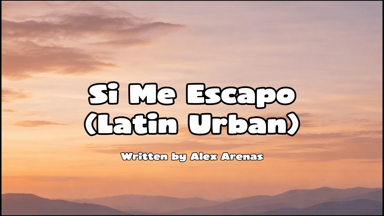 Arenas - Si Me Escapo (Lyrics)