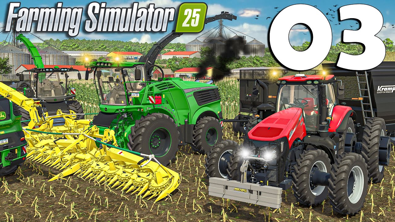 FIRST BIG 3 MILLION HARVEST of SILAGE!🌽 | Animals in Iowa | Farming Simulator 25