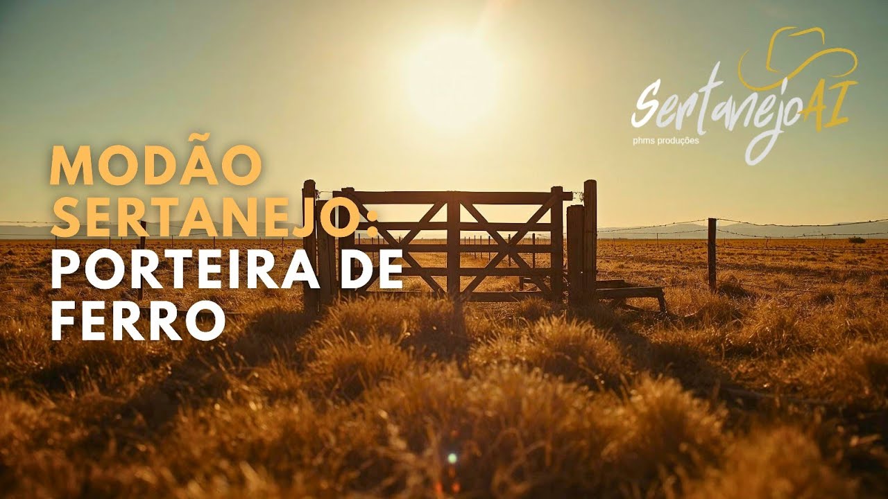 Modão Sertanejo - Porteira de Ferro | Sertanejo Raiz, Sertanejo 2025, Modão de viola caipira 