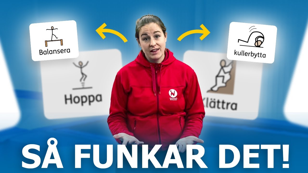 Så kan bildstöd och tecken som stöd underlätta i paragymnastik!
