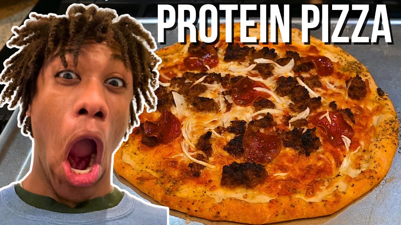 Protein Pizza | Cooking with Kaden | 1