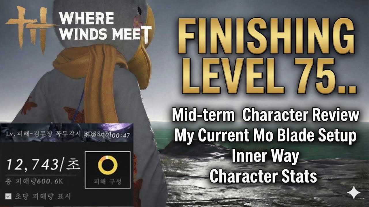 Where Winds Meet Mo Blade My Current Setup Finishing Level 75 연운 맥도 75레벨 세팅
