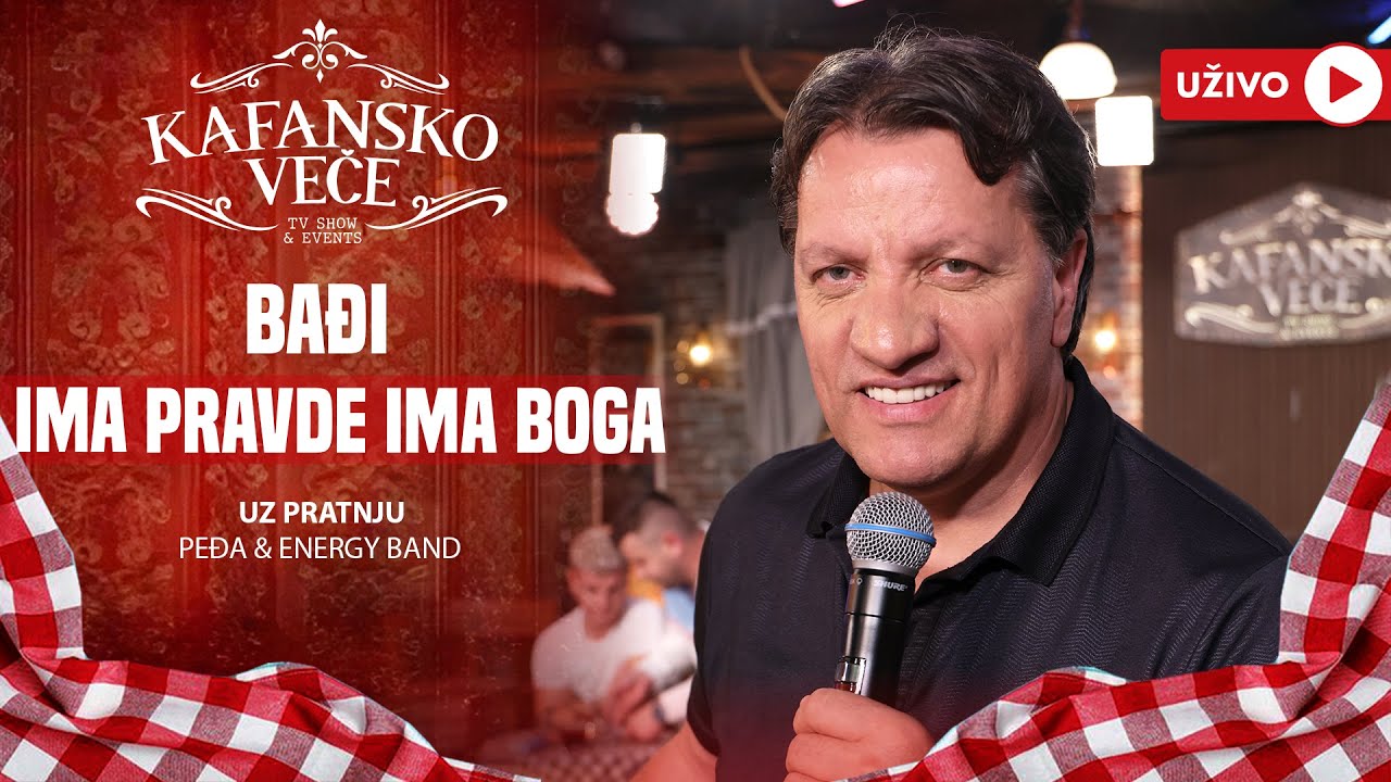 BADJI - IMA PRAVDE IMA BOGA | UZIVO | (PEDJA & ENERGY BAND) | 2024 | KAFANSKO VECE