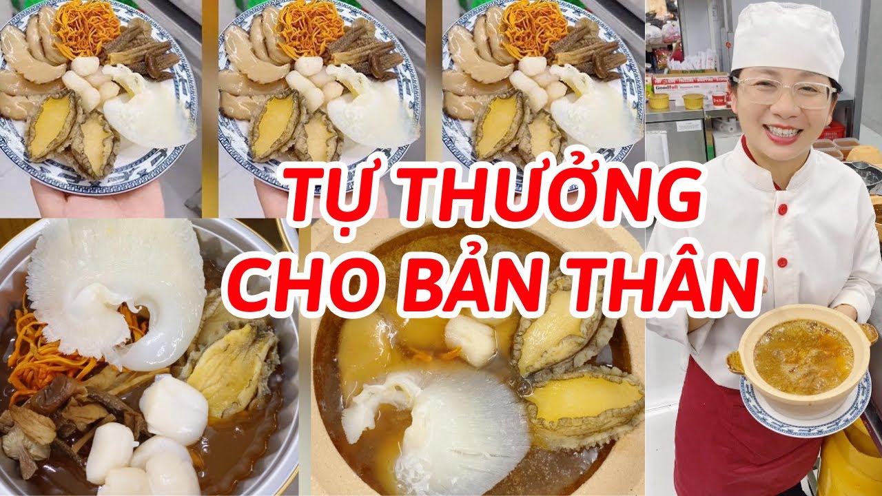 Tự thưởng cho bản thân với thố súp bào ngư vi cá