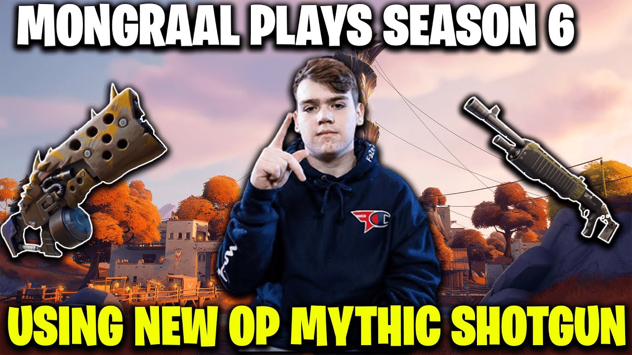 Mongraal First Time Playing Fortnite Season 6 And Uses New Primal Buffed Shotgun & Pump Shotgun