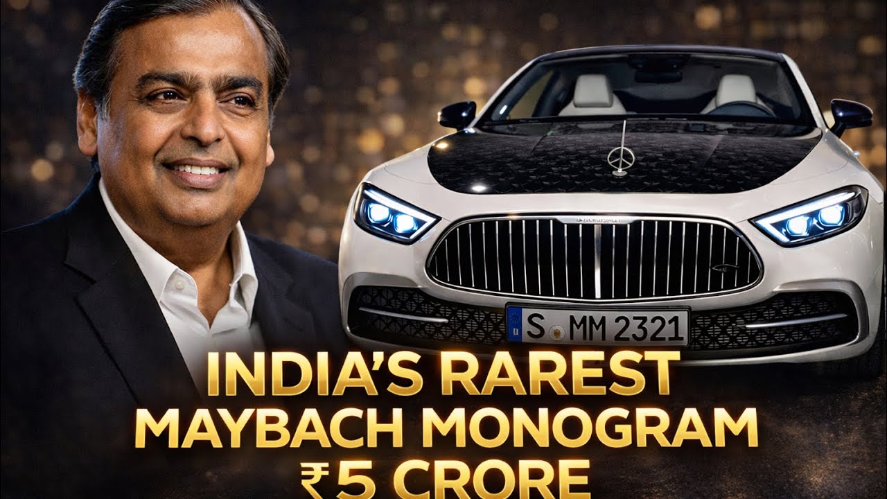 India’s Richest Man Mukesh Ambani’s Latest Maybach SL 680 Monogram Series 1 of 3 in India  
