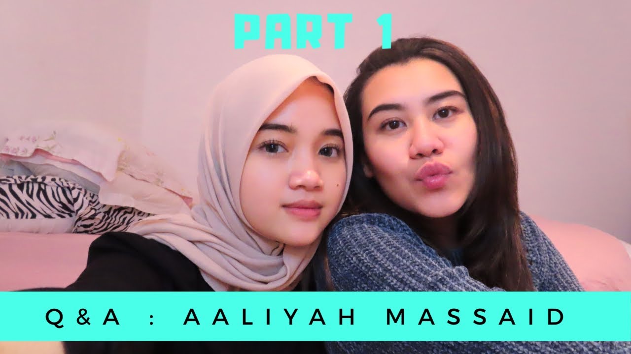 Q & A with Aaliyah Massaid - sleepover and deeptalk PART 1 | Diandra Marsha