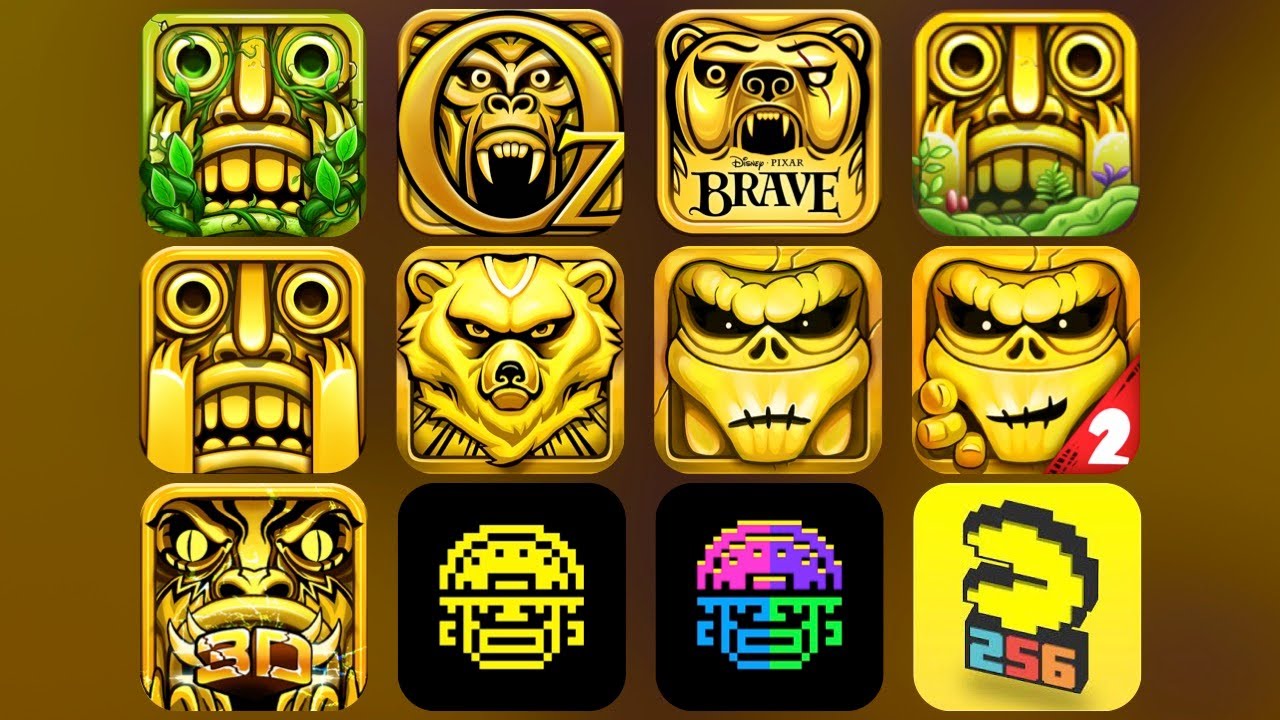 Temple Run 2 | Temple Run Oz | Temple Run Brave | Temple Run | Spirit Run | Zombie Run (12 in 1)