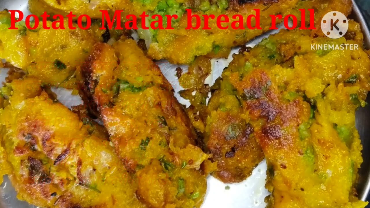 Matar potato bread roll #food#viral 🥖🥪इस तरह का स्वादिष्ट नाश्ता  बनाने का आसान विधि#cooking #viral 