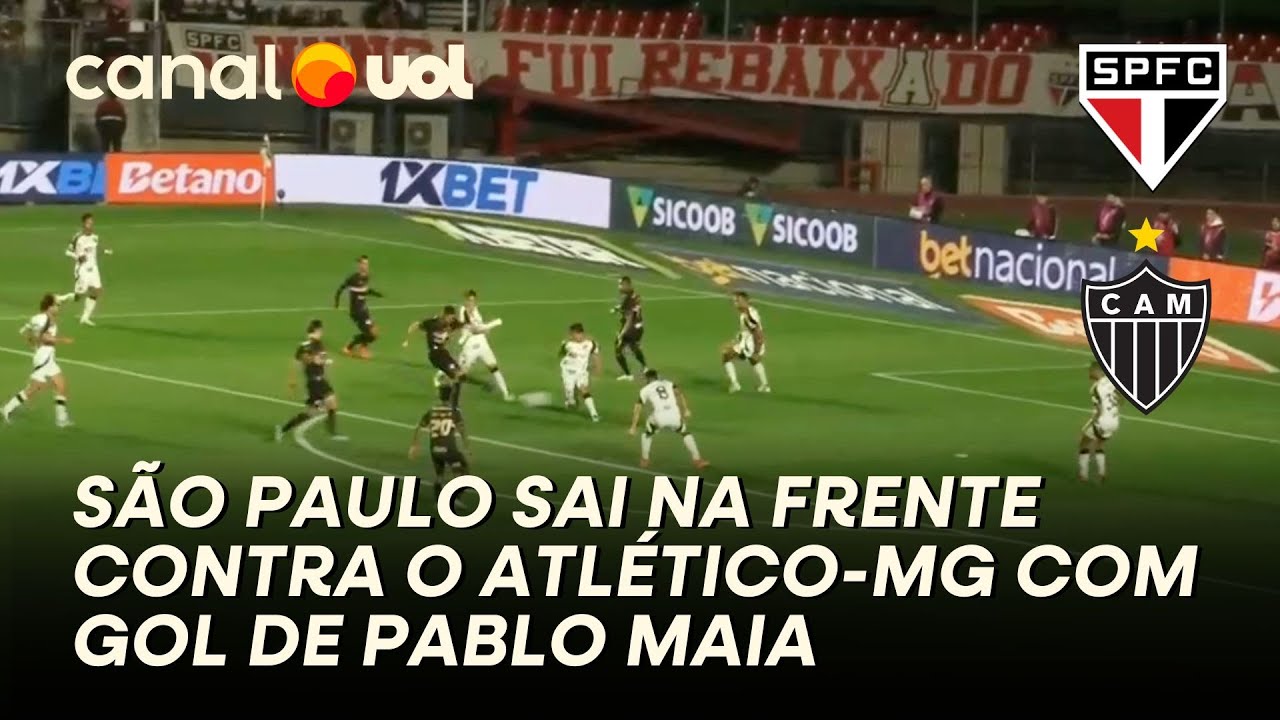 PABLO MAIA ABRE PLACAR DO S&Atilde;O PAULO CONTRA O ATL&Eacute;TICO-MG; VEJA O GOL