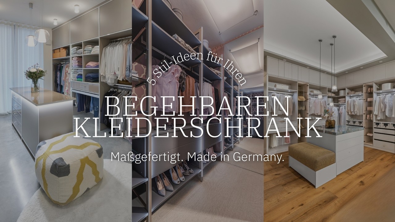 5 Ideen für Ihren begehbaren Kleiderschrank❤️ #closetgoals