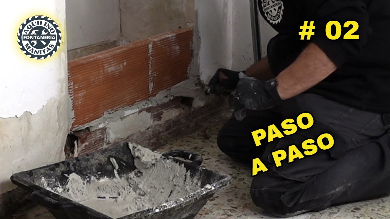 Como HACER TABIQUE para Tapar HUECOS, De Habitación a Cocina.