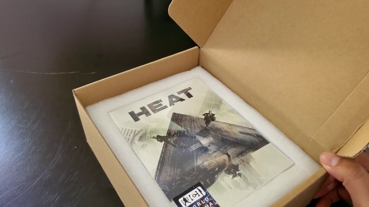 World Cinema Library's Heat unboxing- Premium Bluray / Boutique Bluray