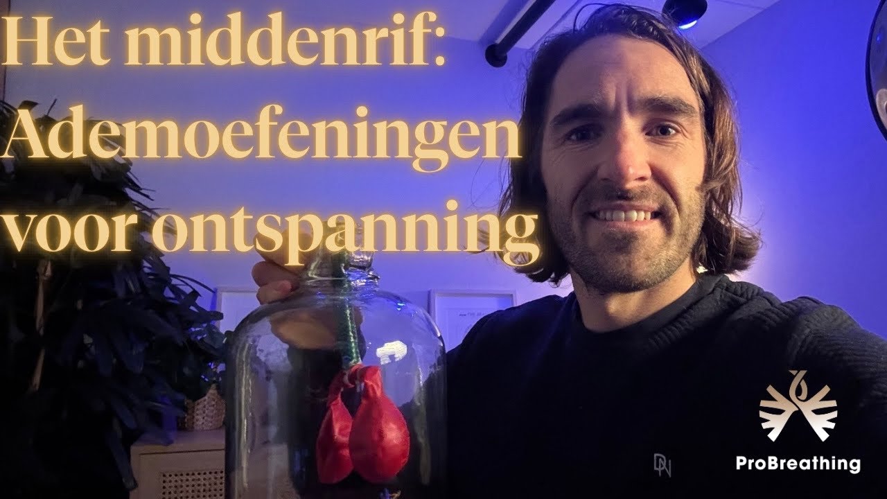 Oefeningen voor een ontspannen middenrif en een rustige ademhaling