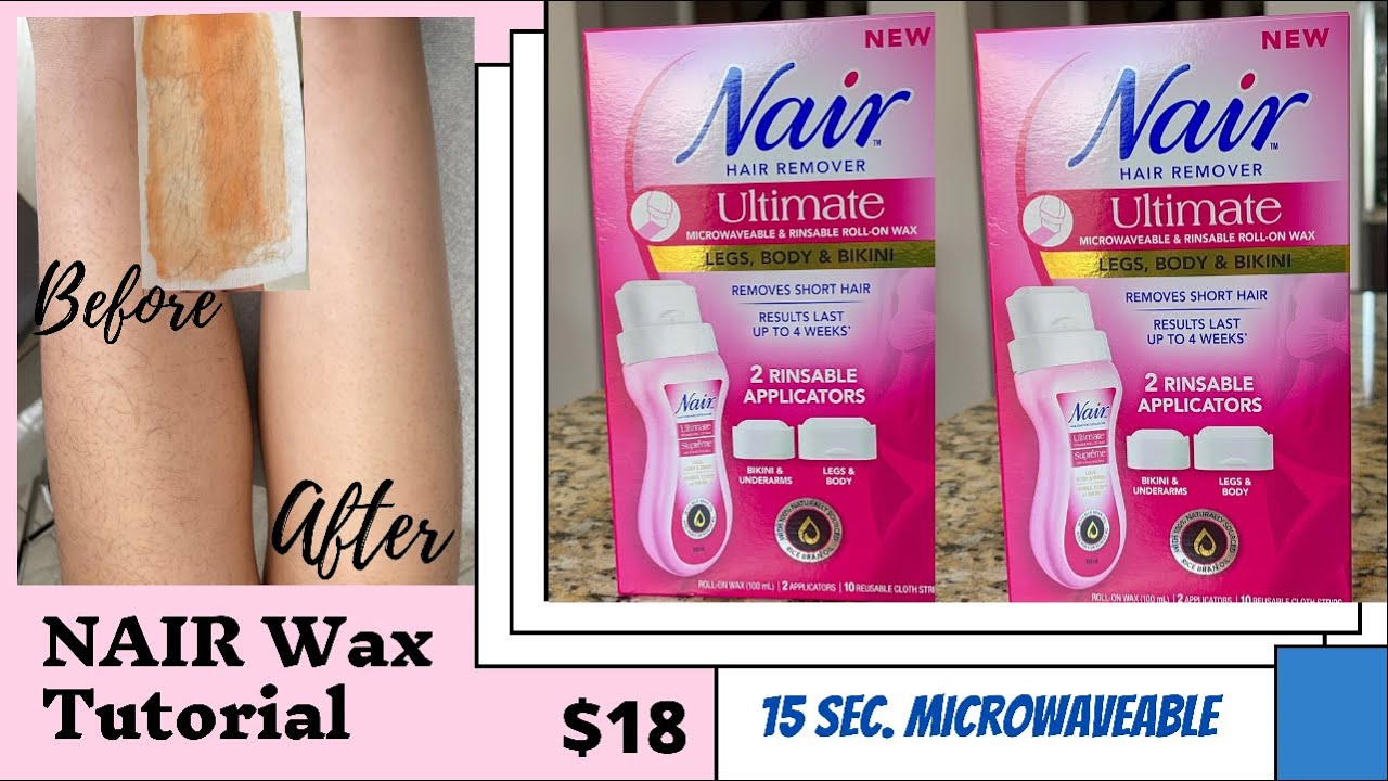 How To Use NAIR Microwaveable Roll On ULTIMATE Wax Tutorial | How To Wax At Home | Easy Wax Tutorial