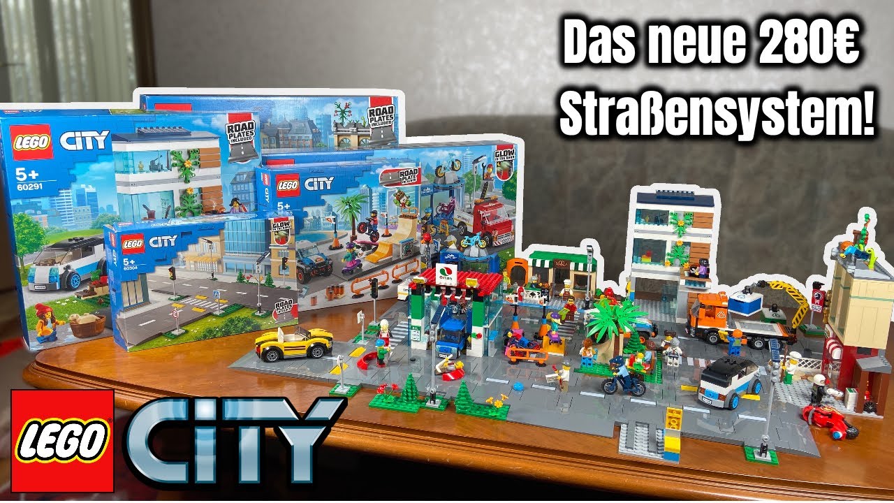 Neues Stra&szlig;ensystem: Modulare LEGO City! | Alle 2021 Neuheiten im Review (60292, 60306, 60304, ...)