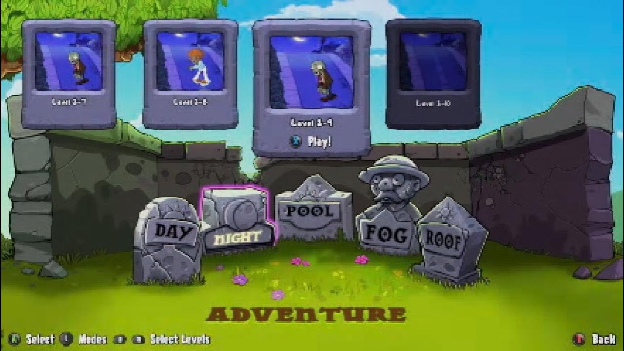 Plants vs zombies replanted walkthrough part 19 level 2 -9