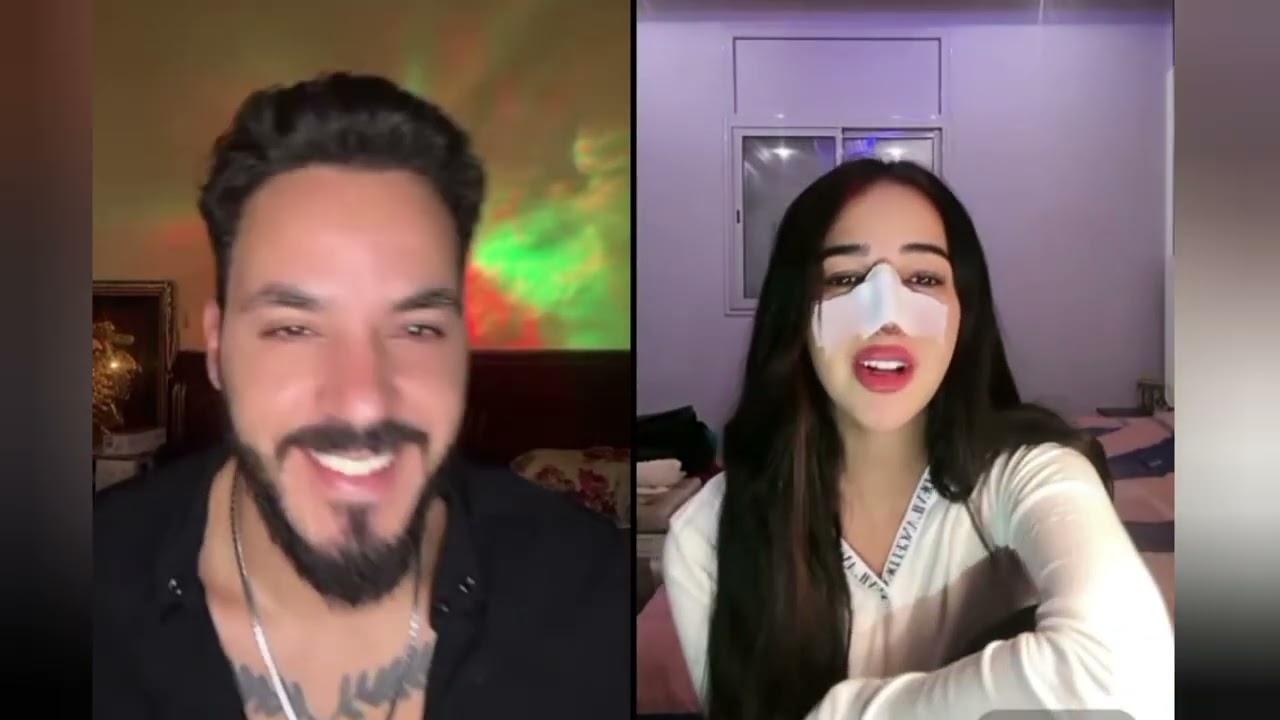 صادم في اللايف فارس  و زكية قسمة ونصيب #qesmawnaseeb