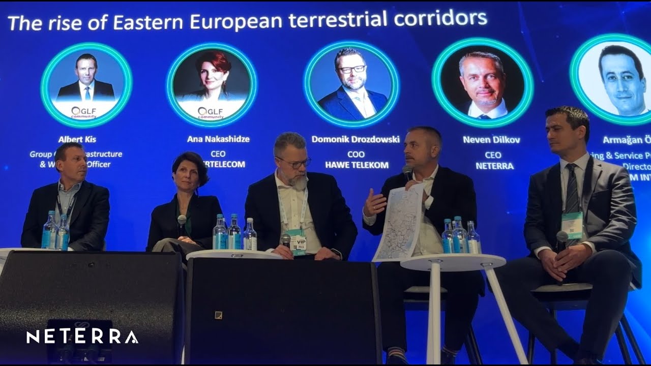 Neterra’s CEO Neven Dilkov in a discussion panel at Capacity Europe 2025