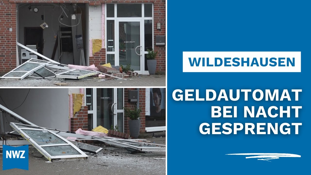 Unbekannte sprengen wieder Geldautomaten in Wildeshausen