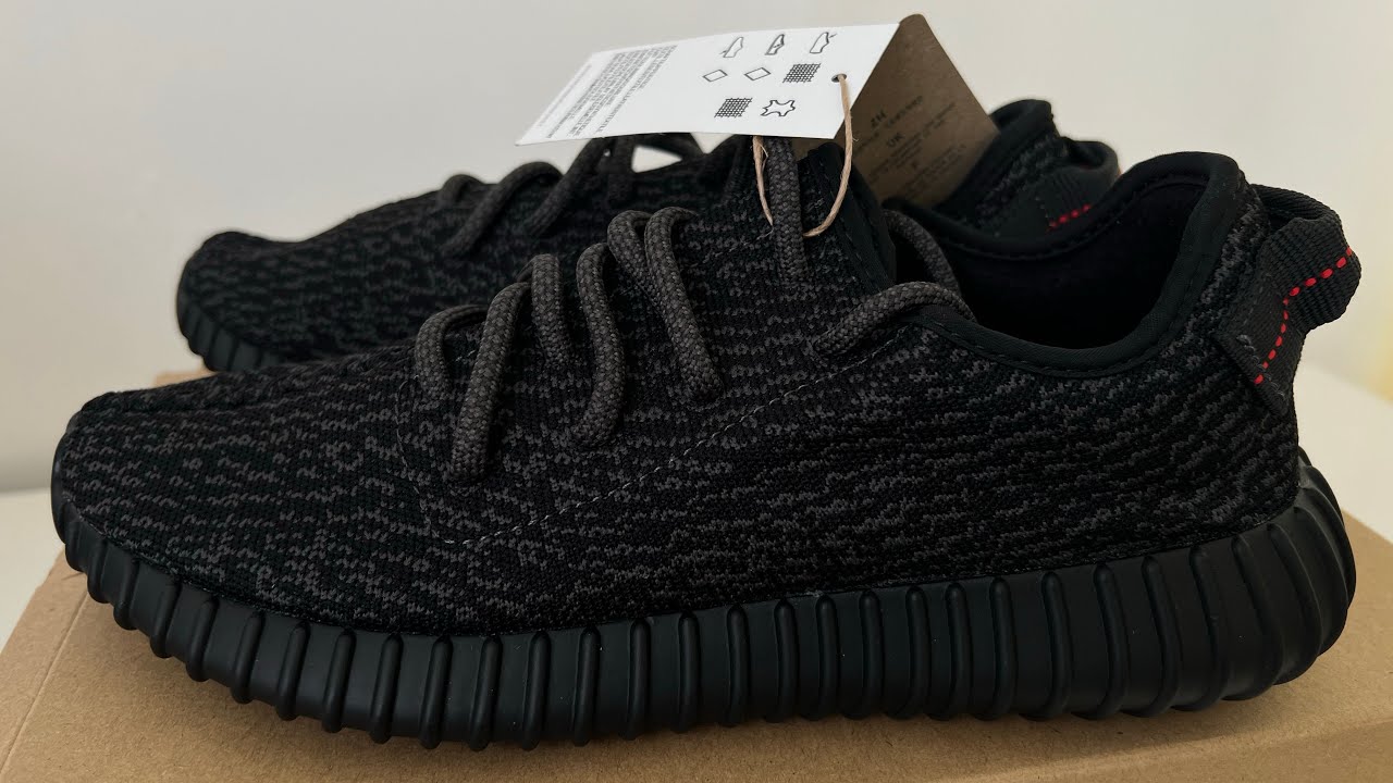 YEEZY BOOST 350 &ldquo;pirate black&rdquo; unboxing 2023