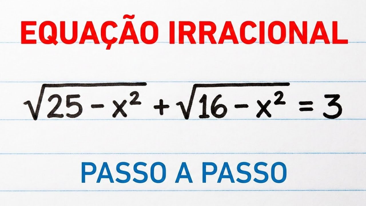 Essa Equação Irracional com Raiz Quadrada é Tensa