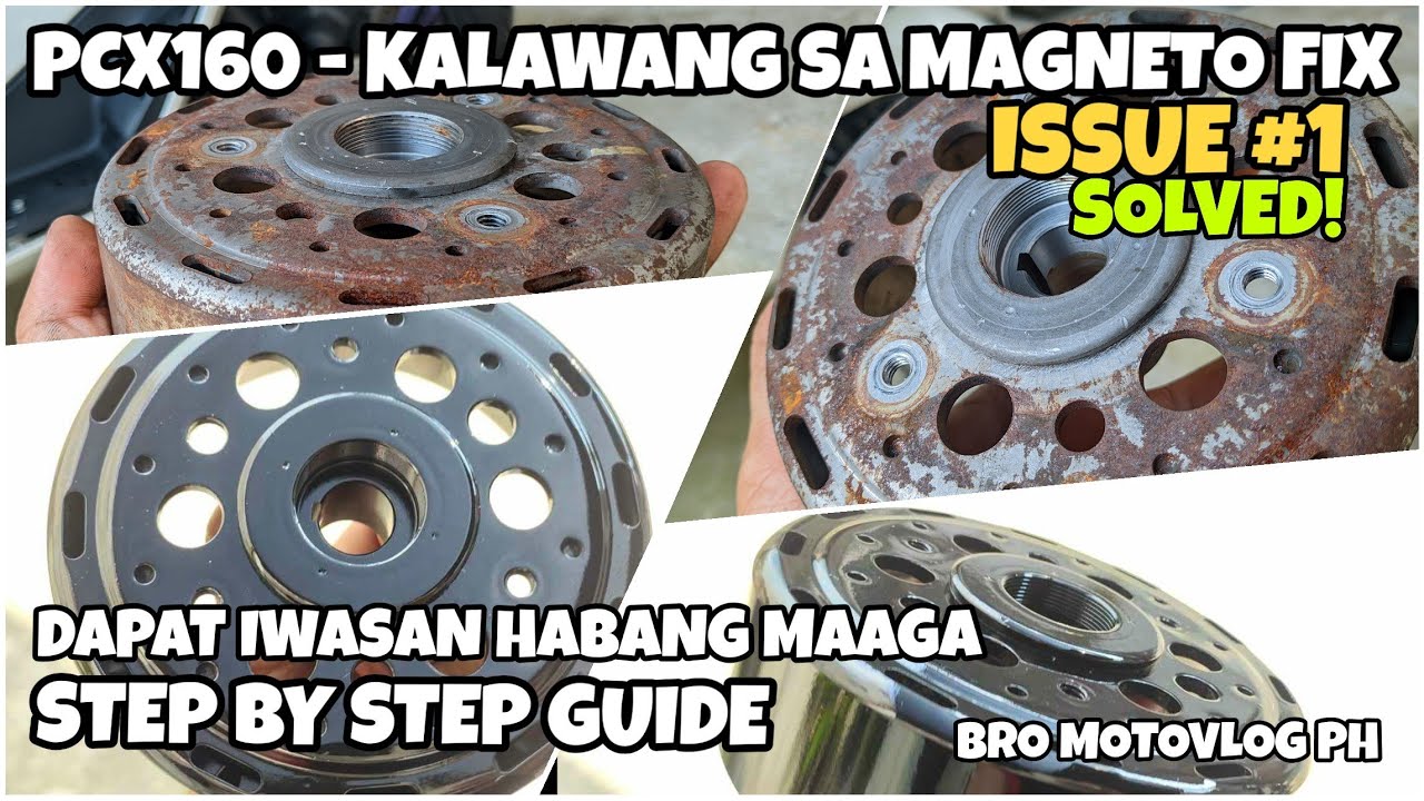 PCX 160 | DIY Magneto Repaint & Refill Coolant