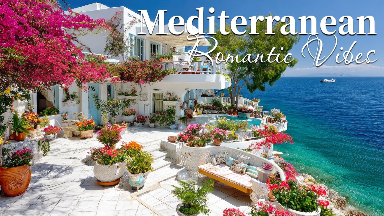 Chill Mediterranean Music & Italian Vibes 🏡🌊 Relaxing Italian Coastal Music & Dreamy Seaside Views