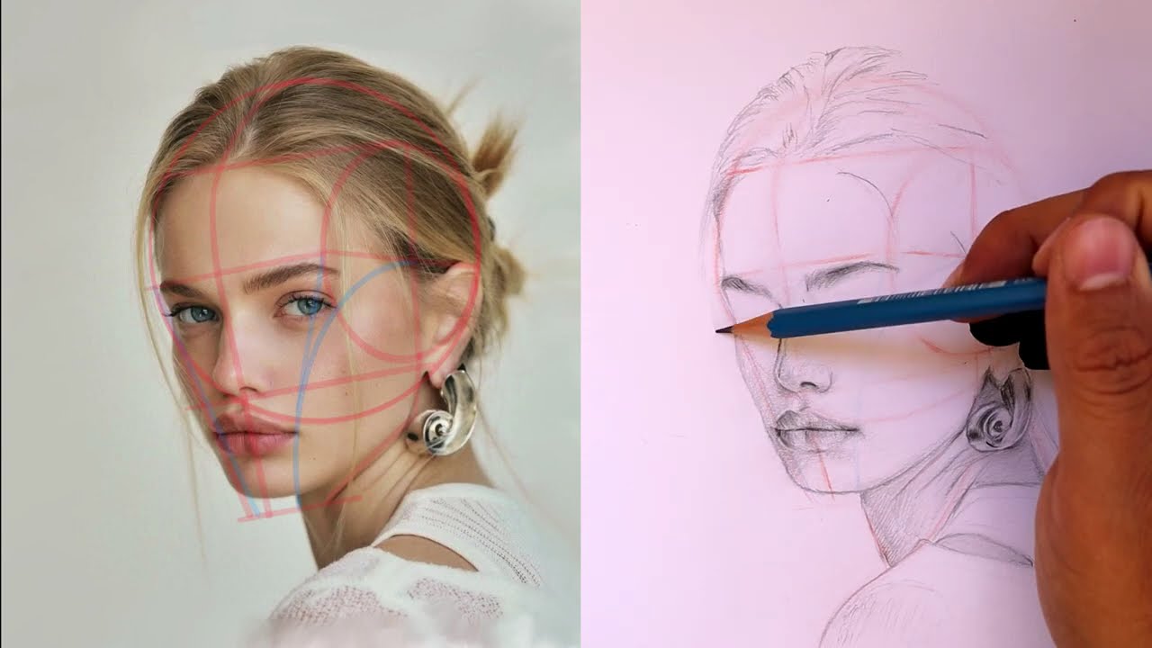 Master Portrait Drawing with This System