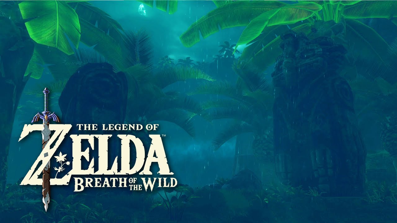 Thunderstorms in Ebara Forest | Floria Falls | Zelda: Breath of the Wild