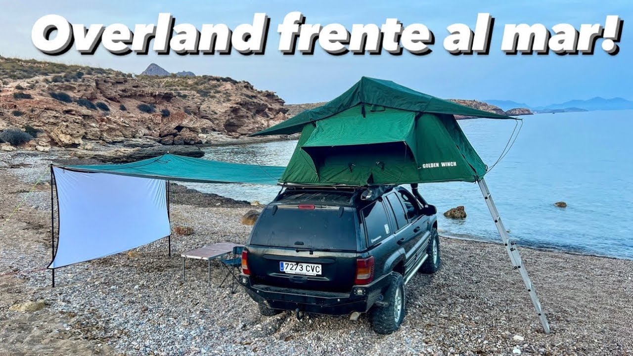 Overland 4x4 en la playa!! Acampamos y nos montamos un cine frente al mar.