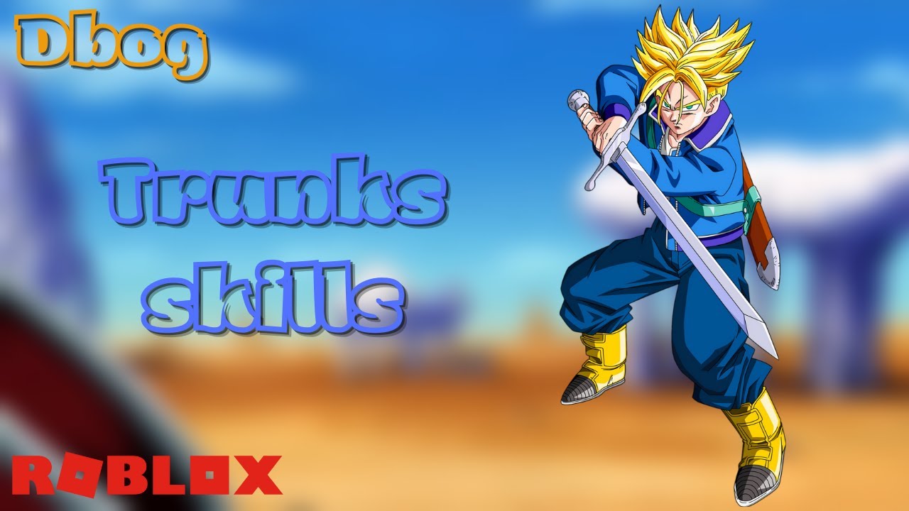 Trunks training skill and moveset | Dragon Ball Online Generations