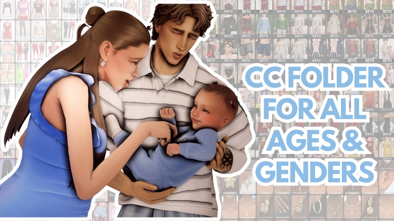 Sims 4| All in One CC FOLDER FOR ALL AGES & GENDERS