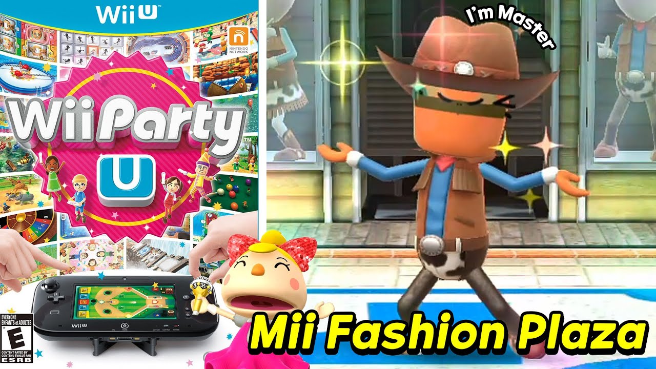 Wii Party U Mii Fashion Plaza | Beef Boss Vs Rie Vs Bo-Jia Vs Maximilian | Master com | AlexGamingTV